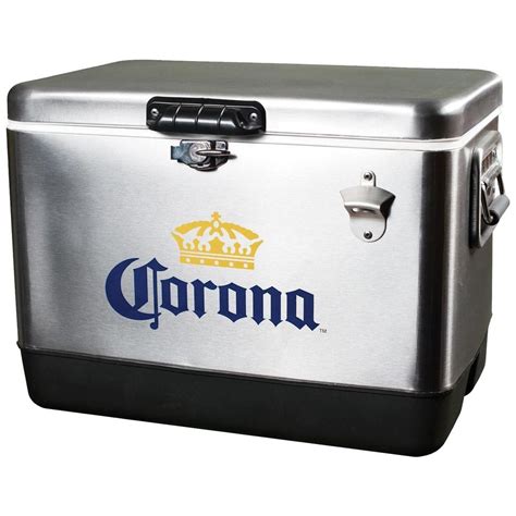 metal ice box cooler|heavy duty cooler box.